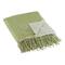 DII® Antique Green & White Waffle Knit Throw
